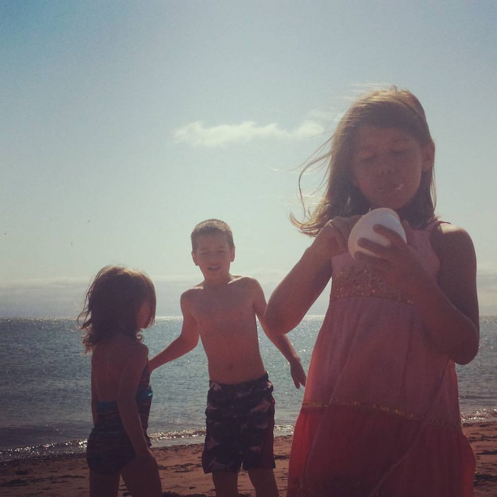 Beach day in September