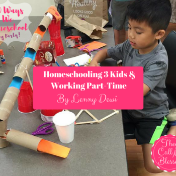 Homeschooling 3 kids