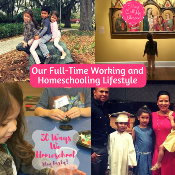 working and homeschooling
