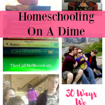homeschooling on a dime