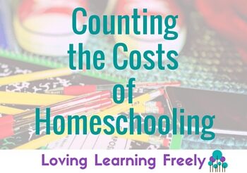 One reason I love homeschooling is that it‘s not as costly as sending my kids to school. Consider not only the financial costs, but also the time and relational costs expended when a child’s primary education happens outside of your home.