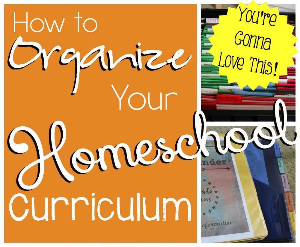 How to Organize Your Homeschool Curriculum - They Call Me Blessed