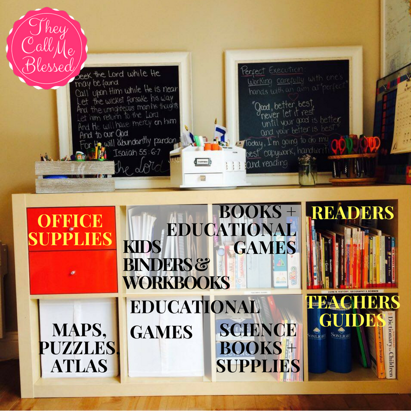 Organize Your Homeschool Space