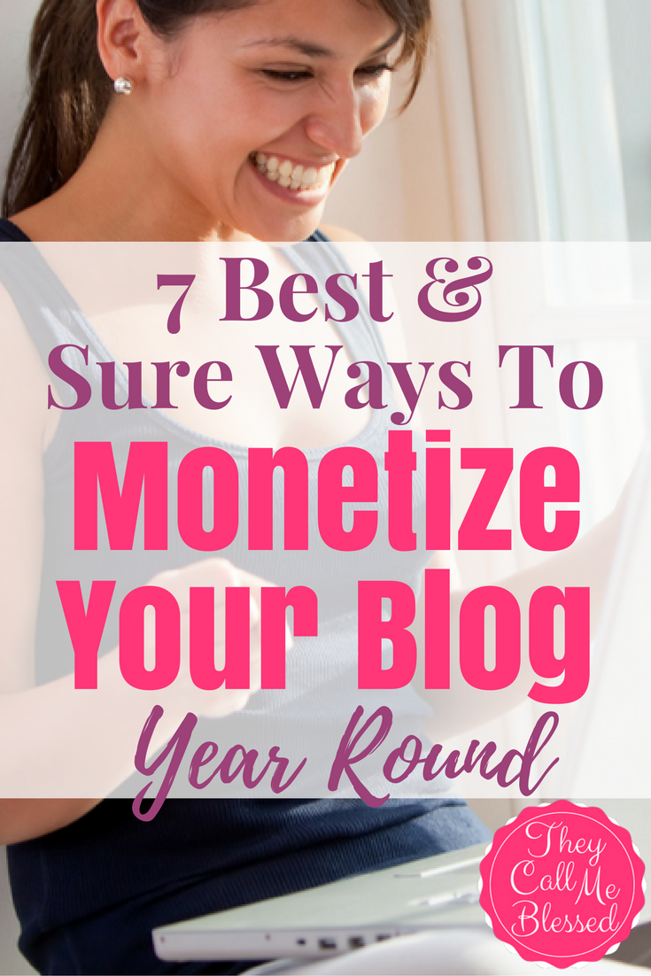 Monetize Your Blog Year Around