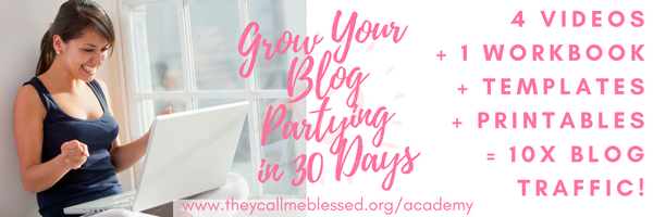 Grow Your Blog Partying