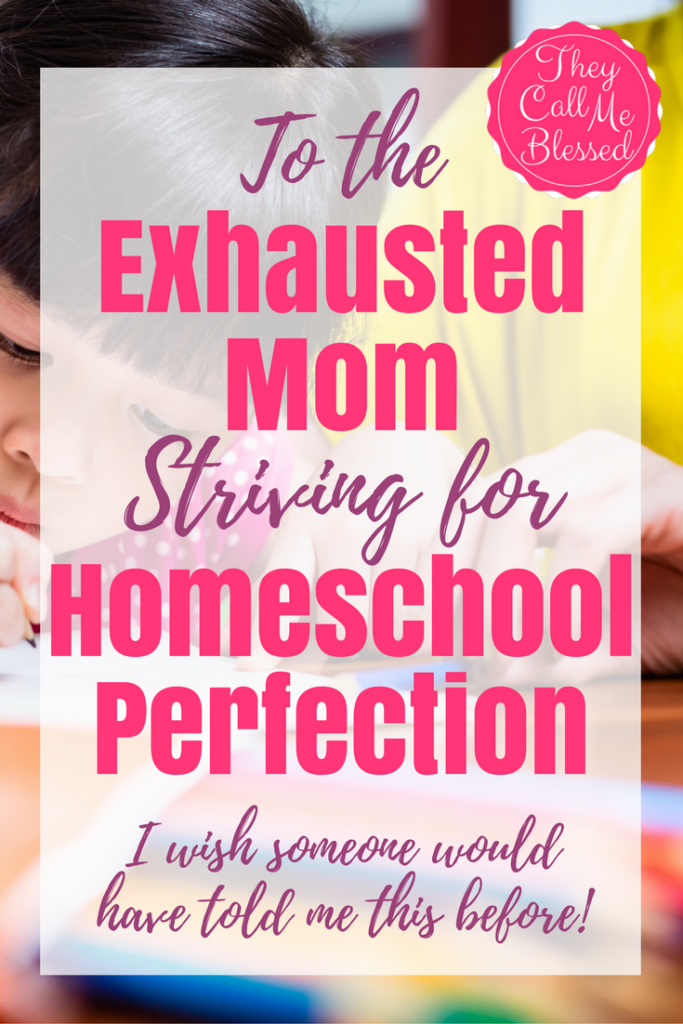 Homeschool perfection