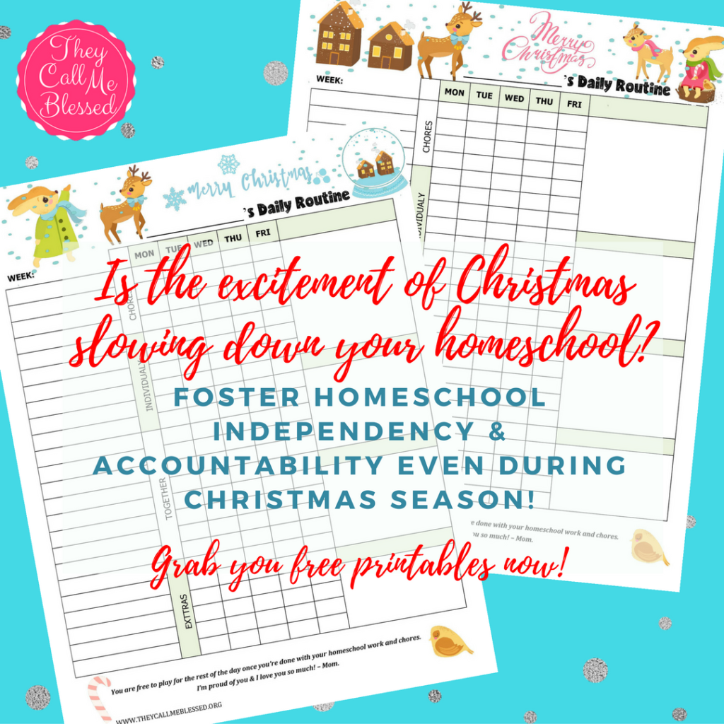 Homeschool Productivity During Christmas