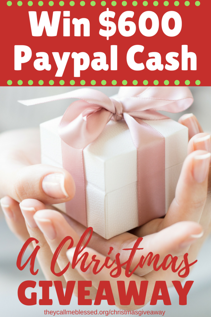 Christmas Giveaway Win 600 Paypal Cash! They Call Me Blessed