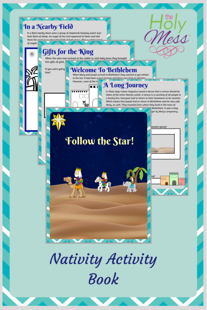 Nativity Workbook for Kids