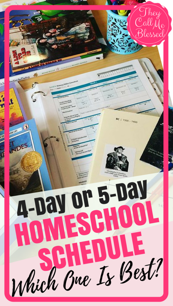 4-Day or 5-Day Homeschool Schedule, Which One Is Best