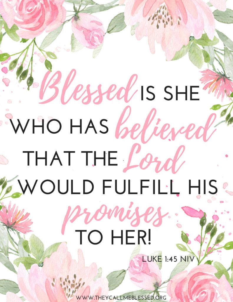 Beyond Blessed Scripture Study Journal - Bonus poster.