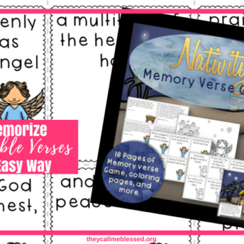 How to Memorize Nativity Bible Verses In A fun, Easy Way. Are you looking for a fun way to memorize verses while keeping Christ at the center of your Christmas celebrations? I've got a great game to do just that.