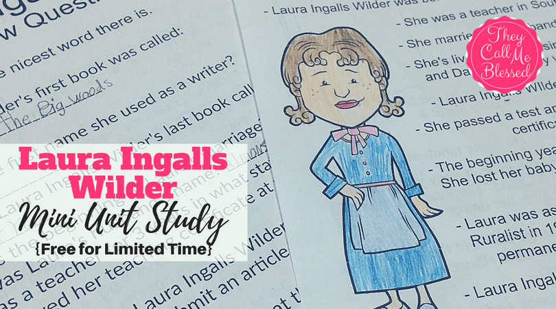 Laura Ingalls Wilder Unit Study