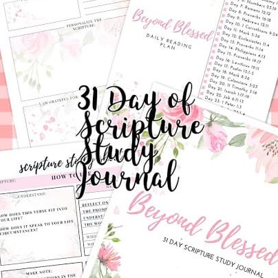 Beyond Blessed Scripture Study Journal Beyond Blessed Scripture Study Journal