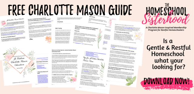 Free Charlotte Mason Homeschool Guide