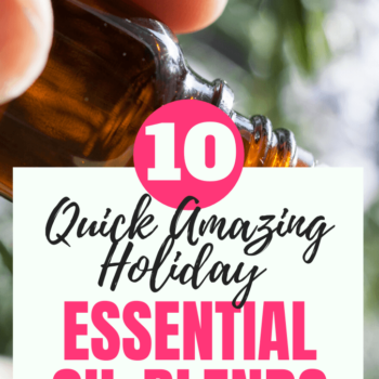 How To Make 10 Quick Amazing Holiday Essential Oil Blends To Diffuse. Super easy to make recipes I use to make my house smell amazing during the holidays!