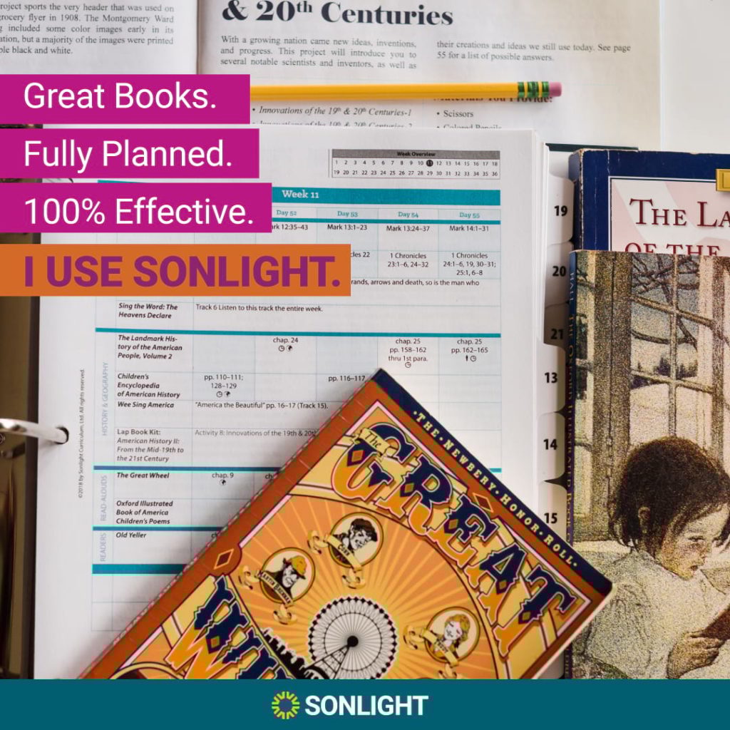 I use Sonlight Curriculum